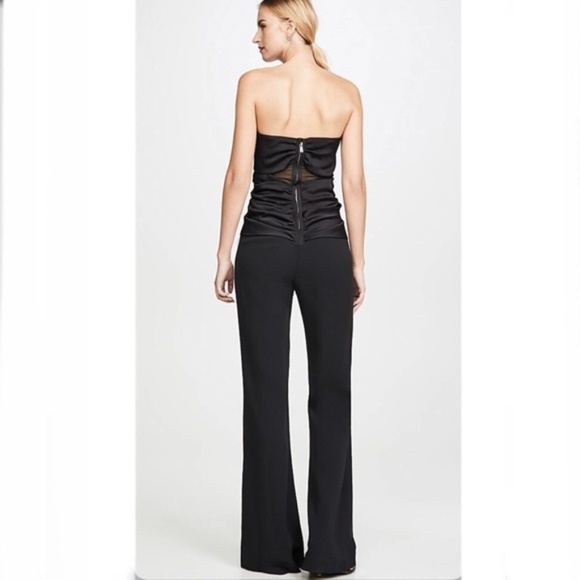 JONATHAN SIMKHAI NWT Ruched Strapless Jumpsuit 0 - Picture 6 of 16